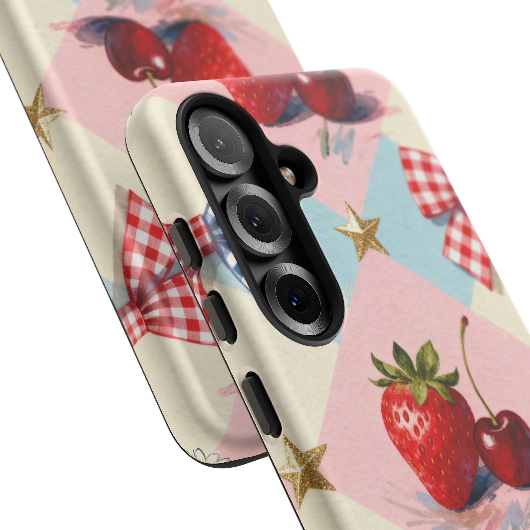 Americana Coquette Cherry Picnic Phone Case Printify