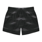 All-Black American Flag Swim Trunks — Patriotic Men's Swimwear
