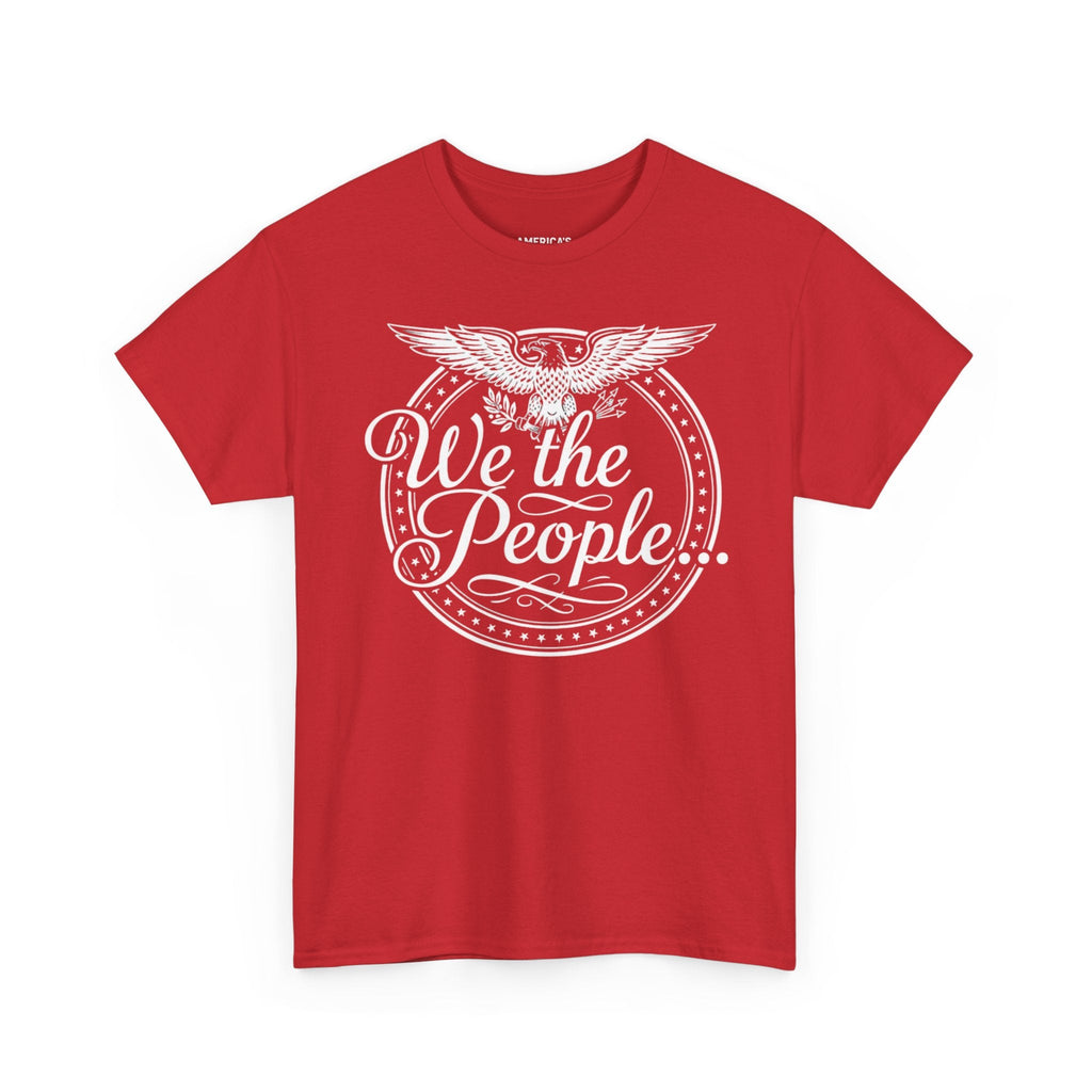 We The People Patriotic Seal T-Shirt – Unisex Heavy Cotton Tee Printify