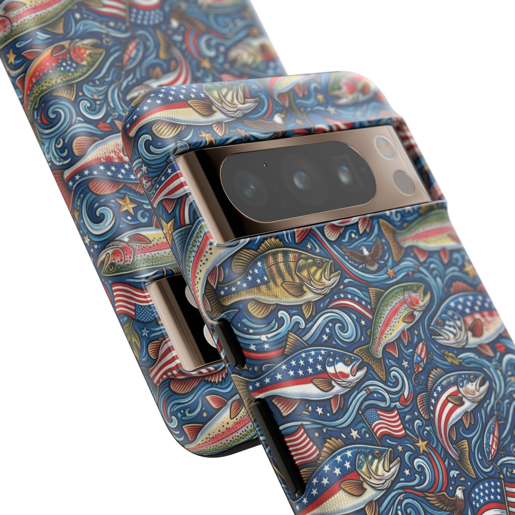 Patriotic Fishing Waters Phone Case Printify