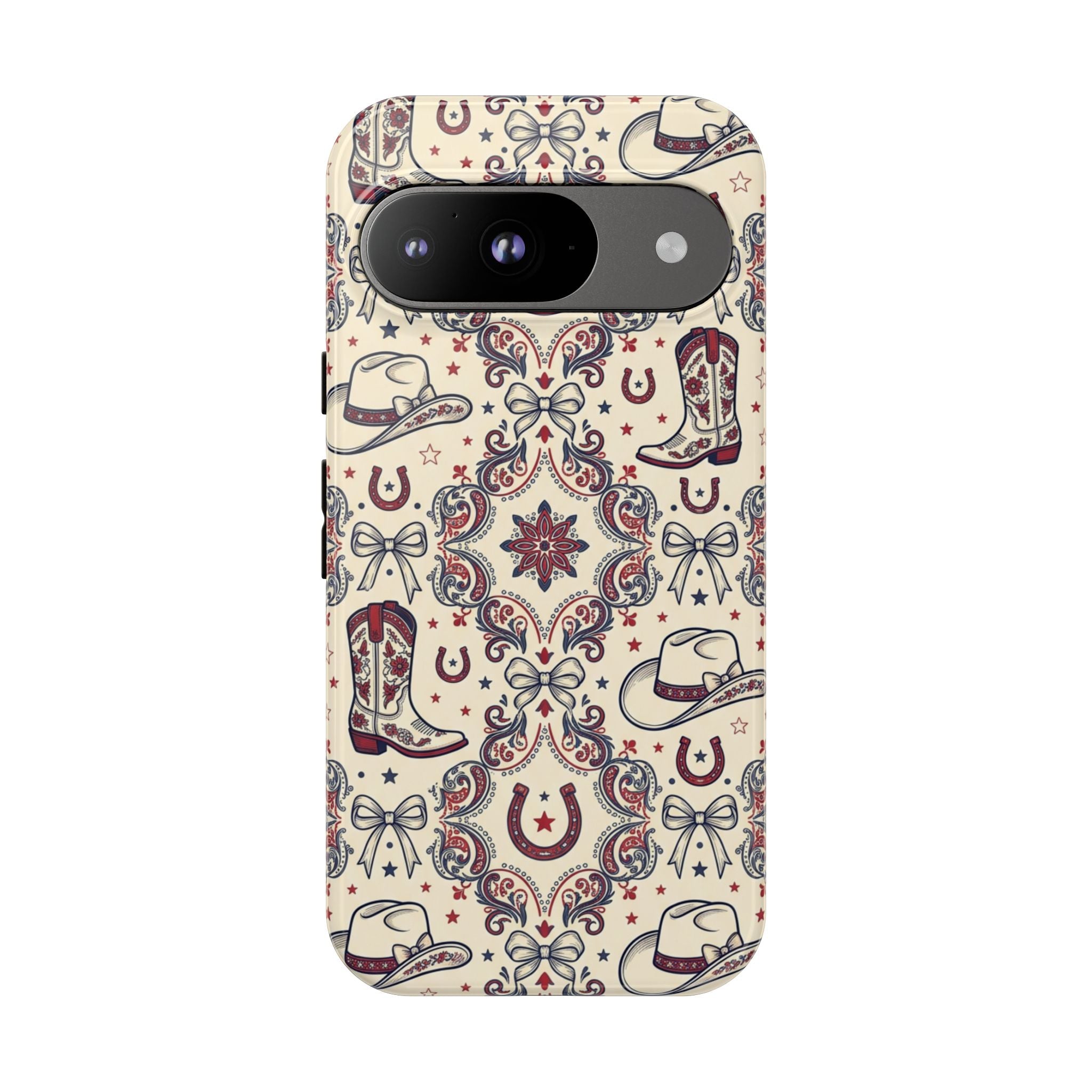 Americana Cowgirl Coquette Phone Case Printify