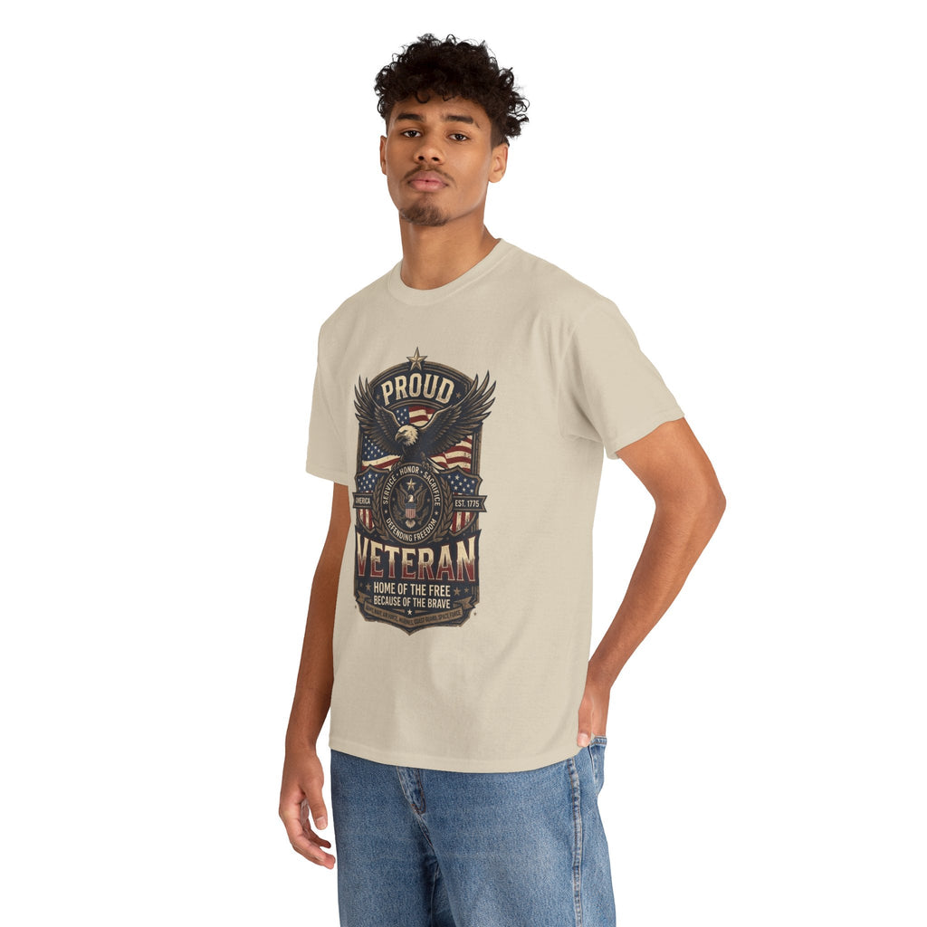 Proud Veteran T-Shirt Printify