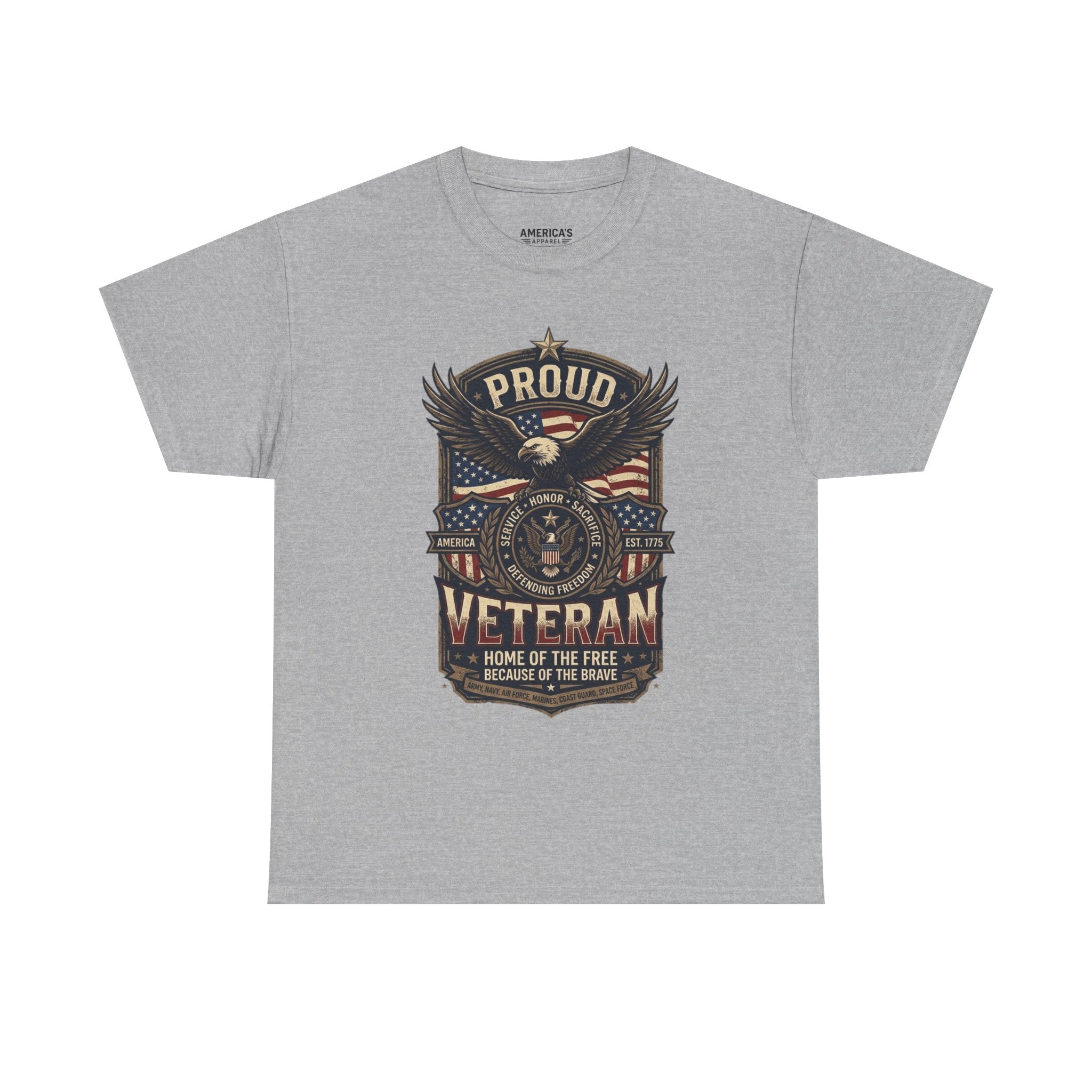 Proud Veteran T-Shirt Printify