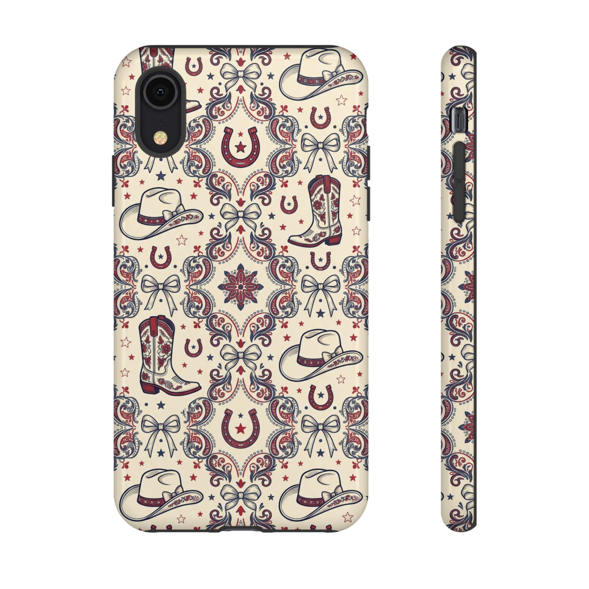 Americana Cowgirl Coquette Phone Case Printify