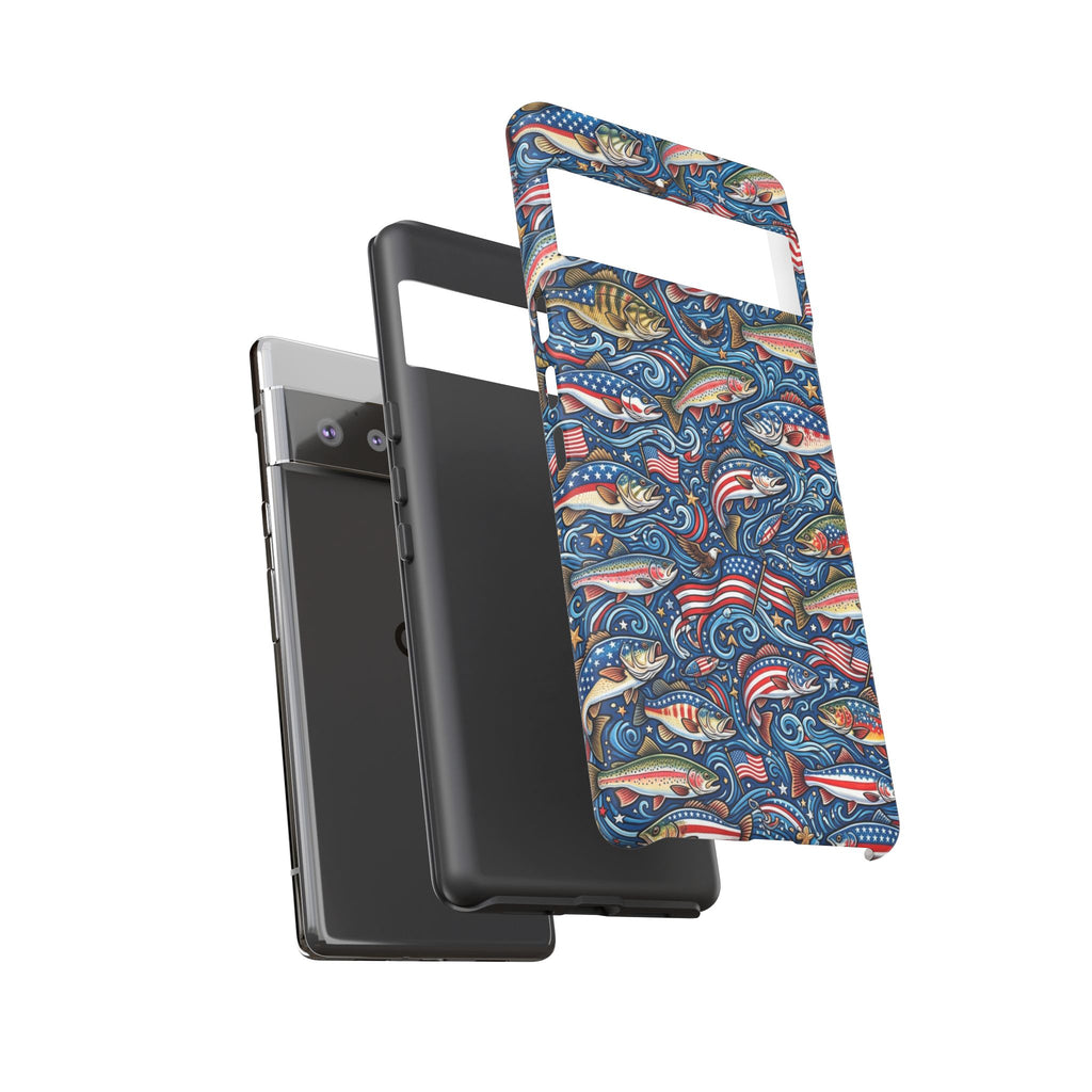 Patriotic Fishing Waters Phone Case Printify