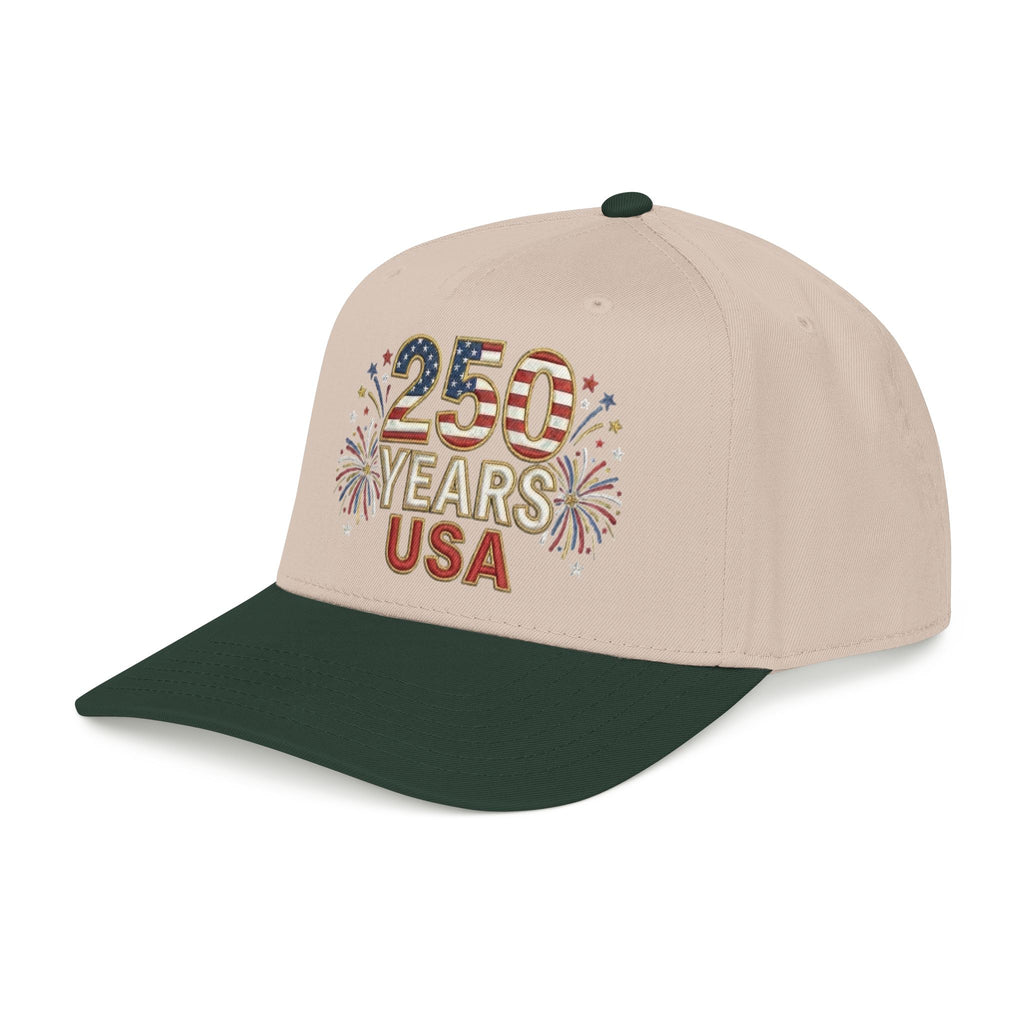 "250 YEARS" Patriotic Baseball Cap – America 250 Snapback Hat