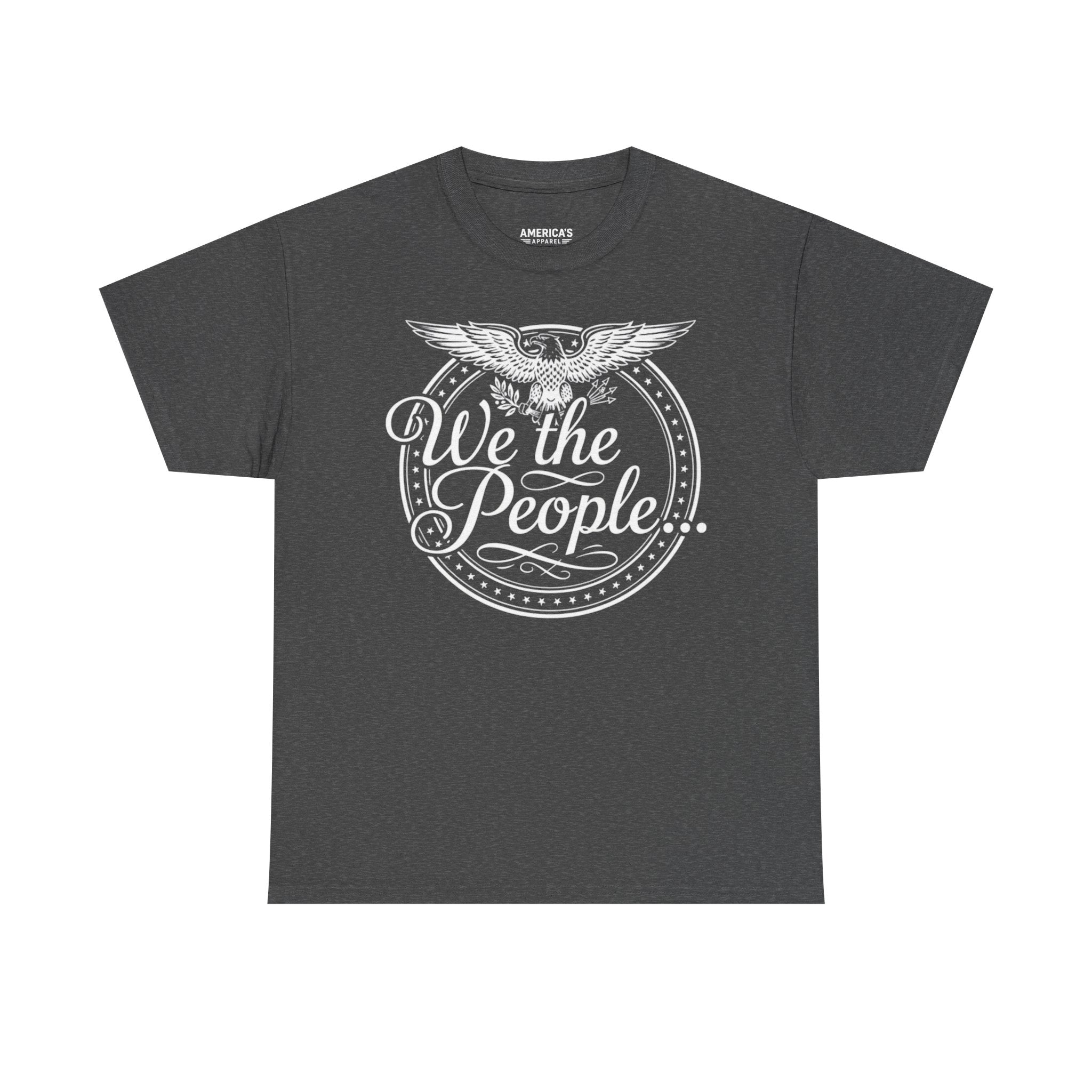We The People Patriotic Seal T-Shirt – Unisex Heavy Cotton Tee Printify