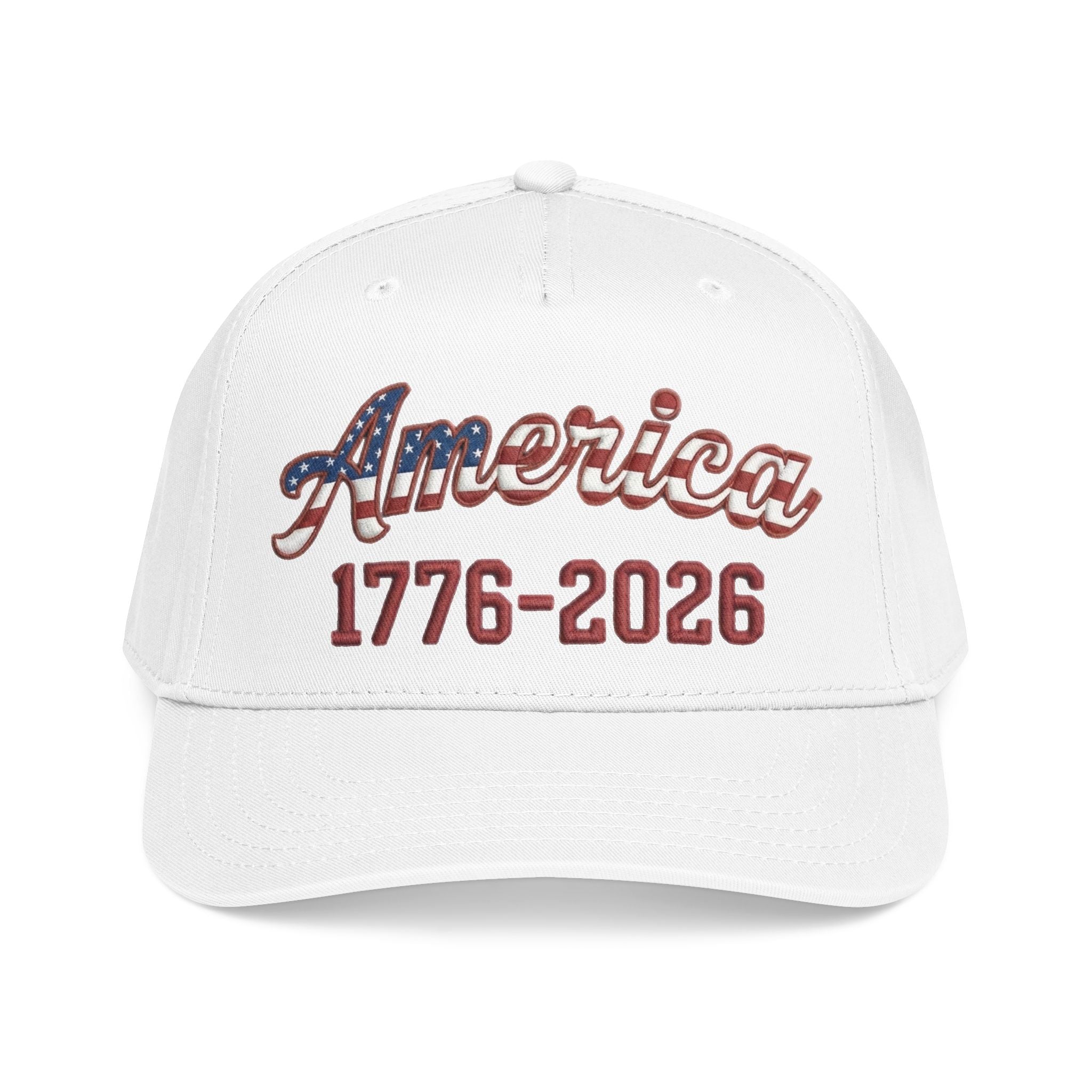 "America 1776–2026" Patriotic Baseball Cap – American Heritage Snapback Hat