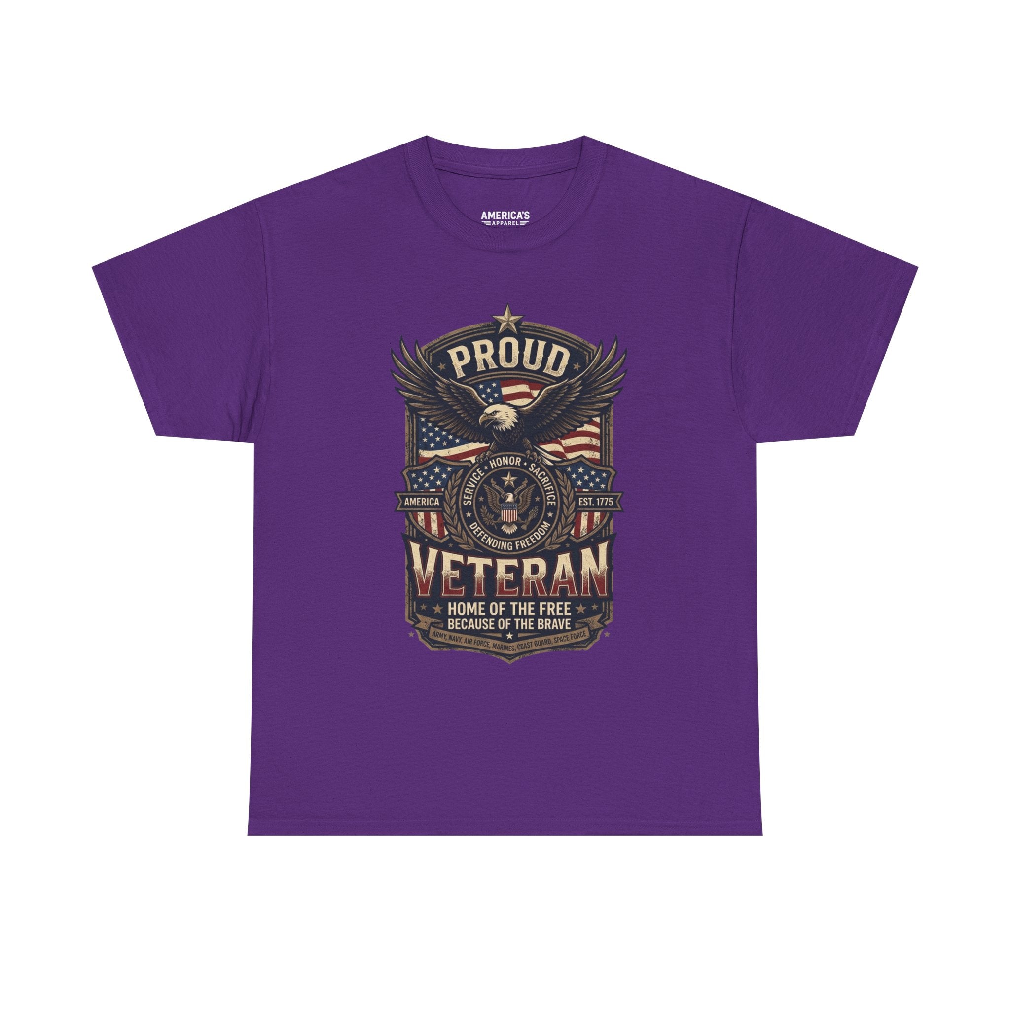 Proud Veteran T-Shirt Printify