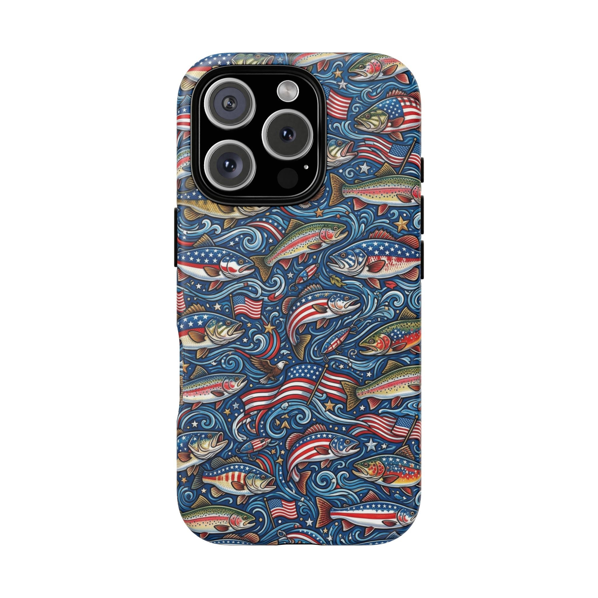 Patriotic Fishing Waters Phone Case Printify