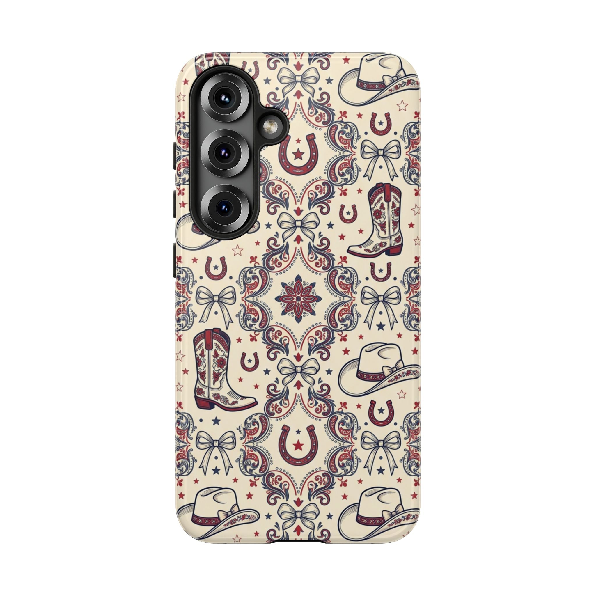 Americana Cowgirl Coquette Phone Case Printify