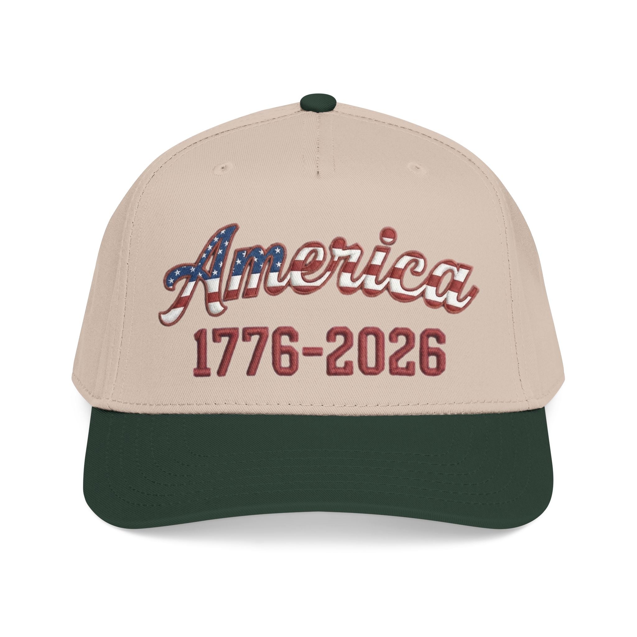 "America 1776–2026" Patriotic Baseball Cap – American Heritage Snapback Hat