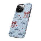 Patriotic Coquette Bows & Fireworks Phone Case Printify