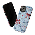 Patriotic Coquette Bows & Fireworks Phone Case Printify