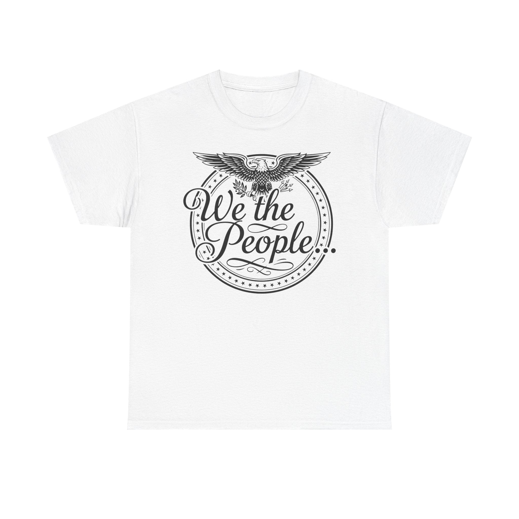 We The People Patriotic Seal T-Shirt – Light Colors Unisex Heavy Cotton Tee