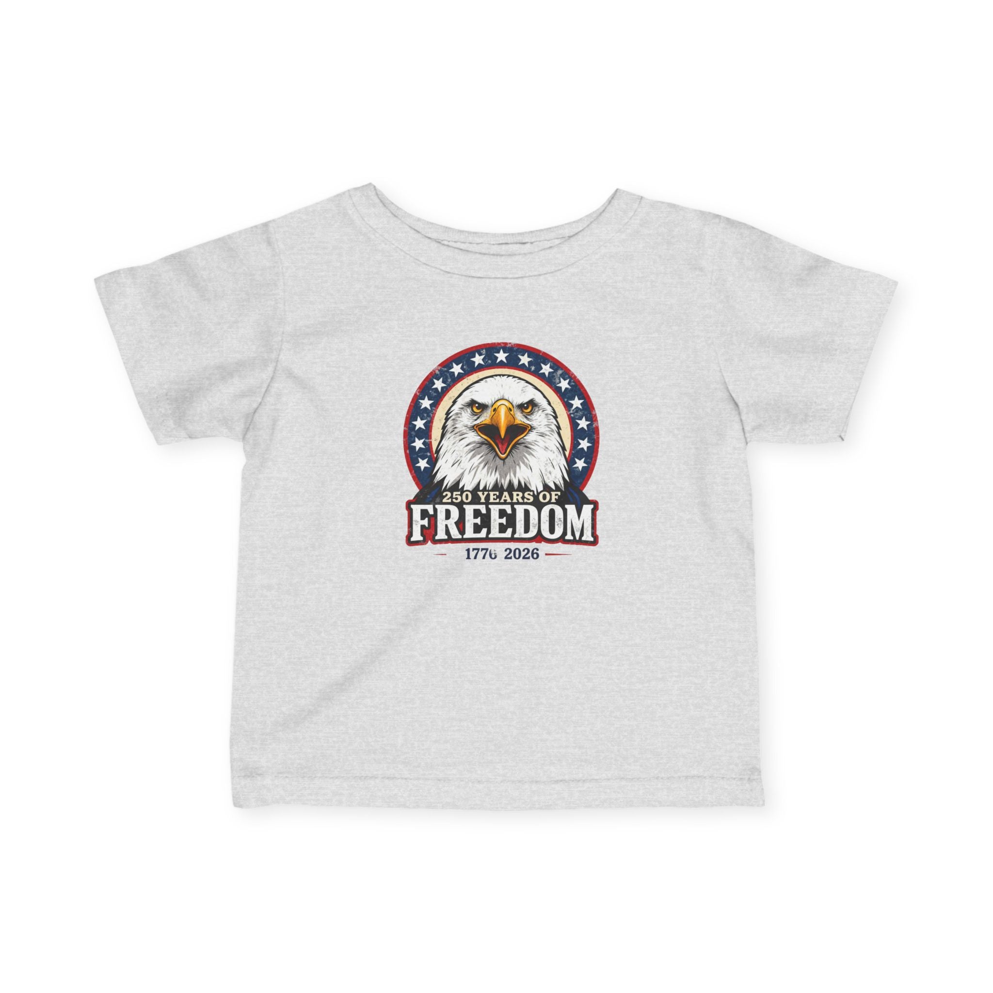 Patriotic Bald Eagle Infant Tee — Freedom Eagle Baby Shirt Printify