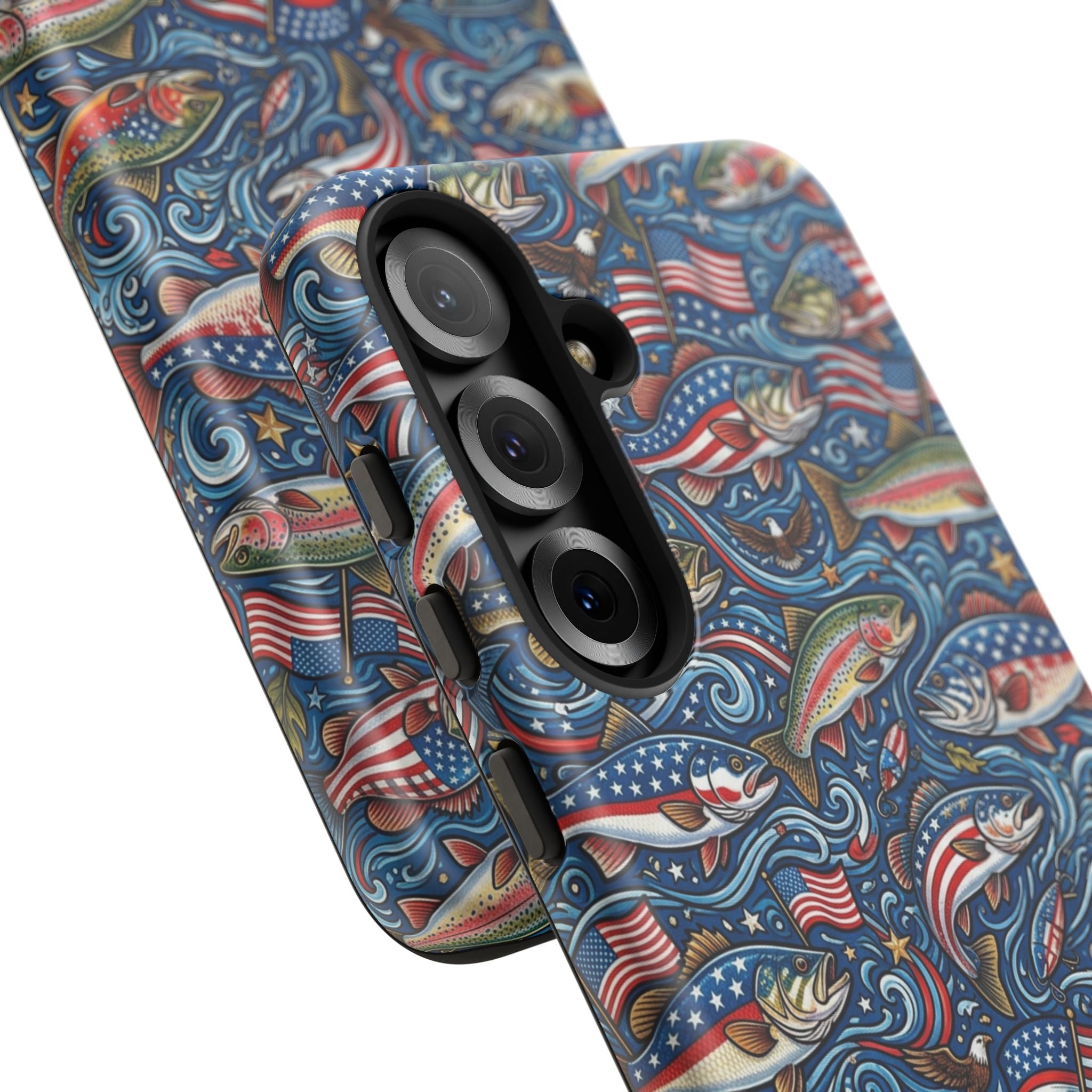 Patriotic Fishing Waters Phone Case Printify