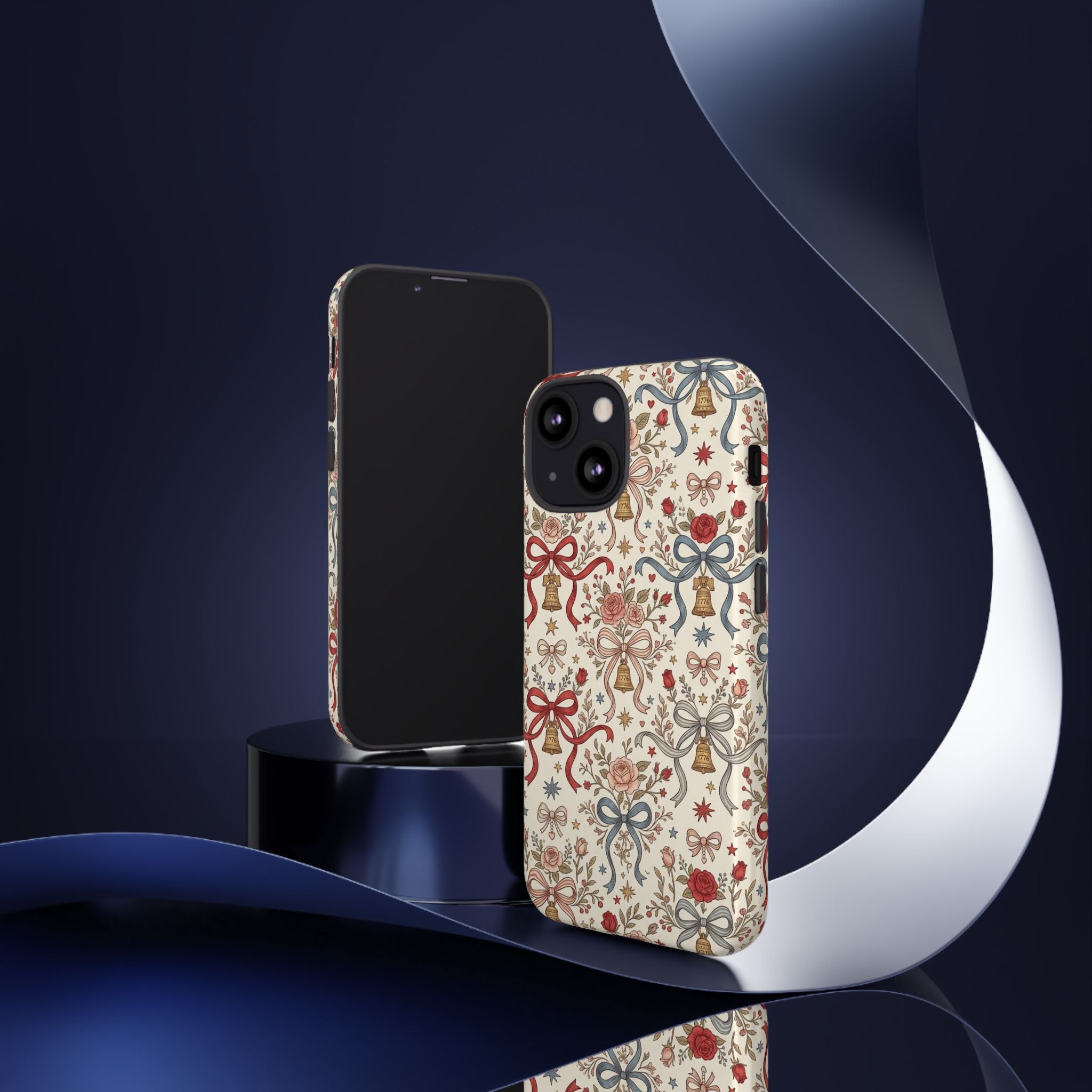 1776 Coquette Liberty Bells Phone Case Printify
