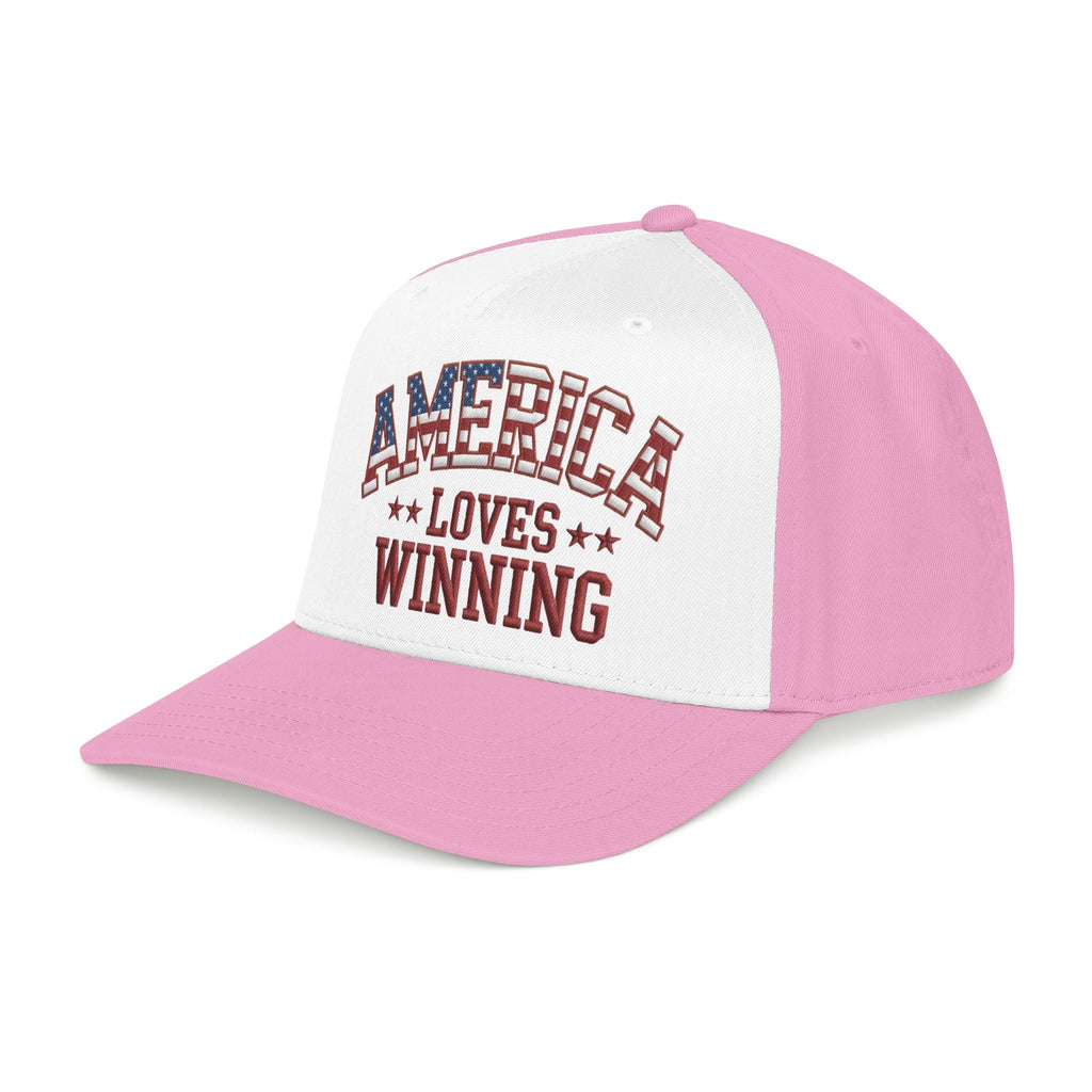 America Loves Winning Patriotic Hat – American Flag Cap