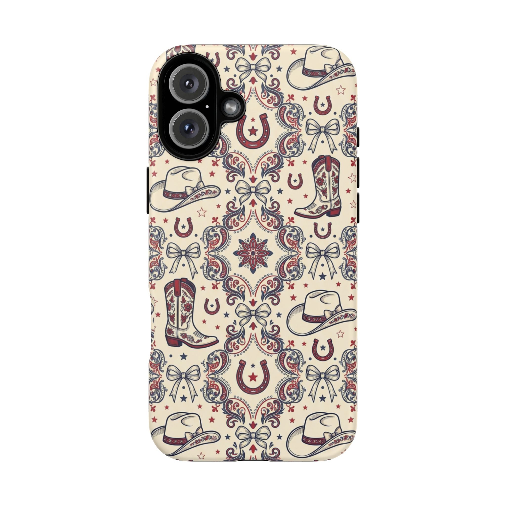 Americana Cowgirl Coquette Phone Case Printify