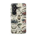 Patriotic Outdoors Phone Case – Bass Fishing & Vintage Americana Case Printify
