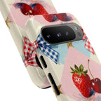 Americana Coquette Cherry Picnic Phone Case Printify