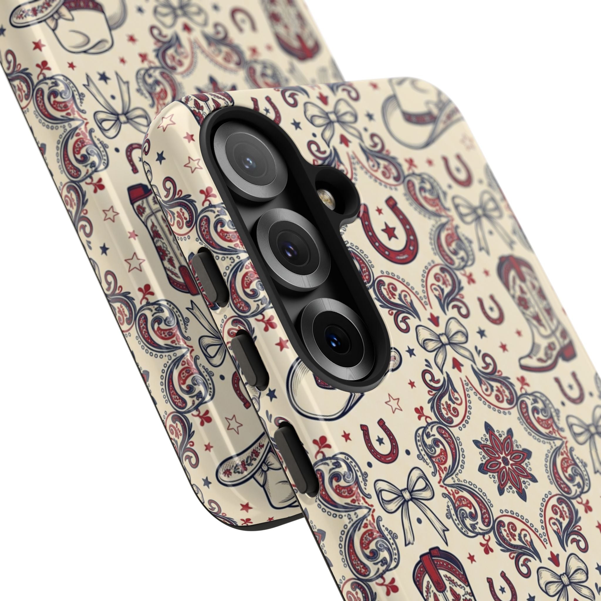 Americana Cowgirl Coquette Phone Case Printify