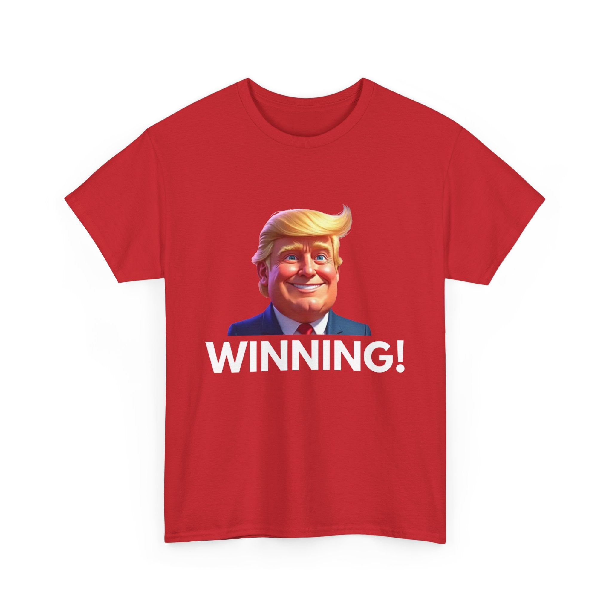 “WINNING!” Patriotic Unisex Cotton T-Shirt – Gildan 5000 Heavy Tee