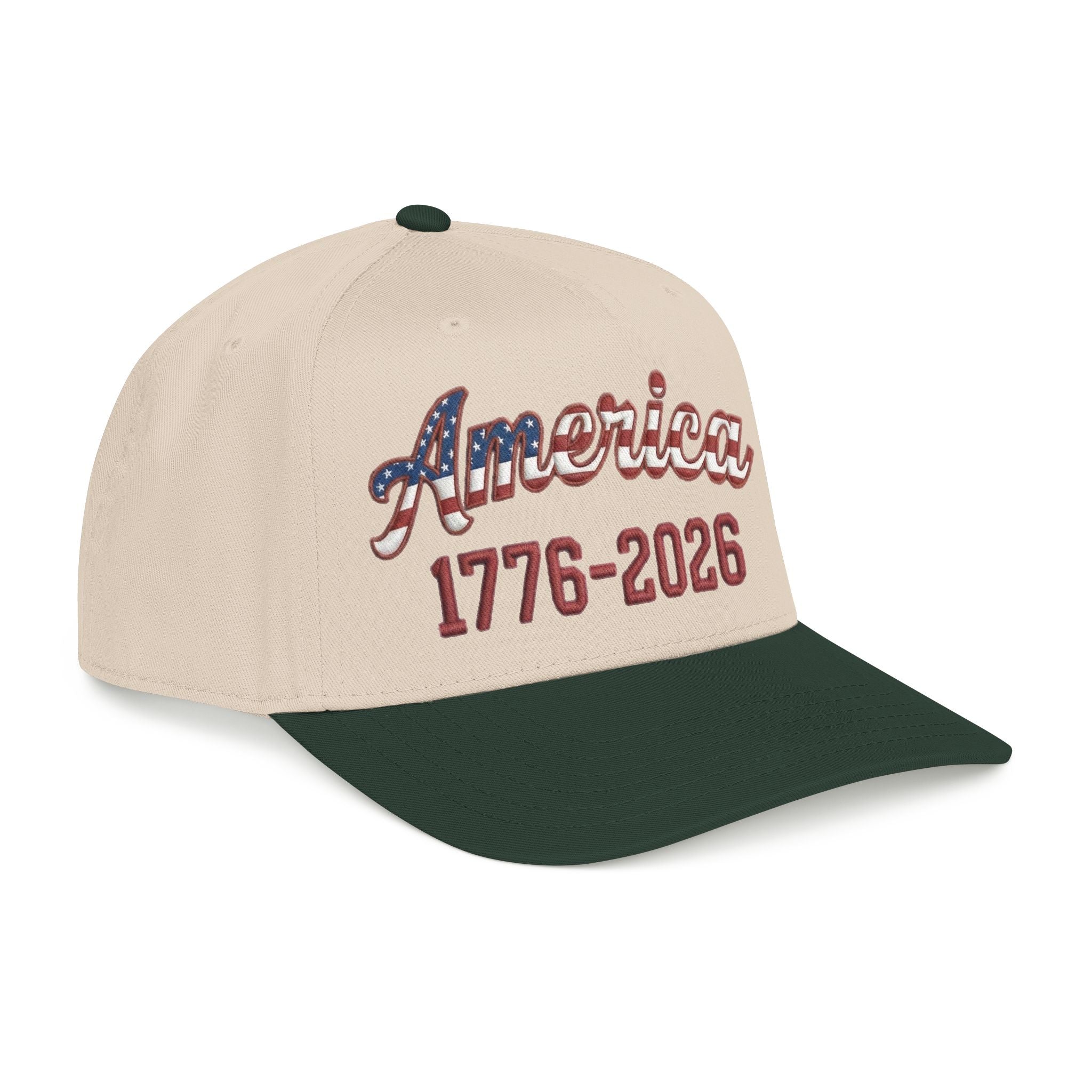 "America 1776–2026" Patriotic Baseball Cap – American Heritage Snapback Hat