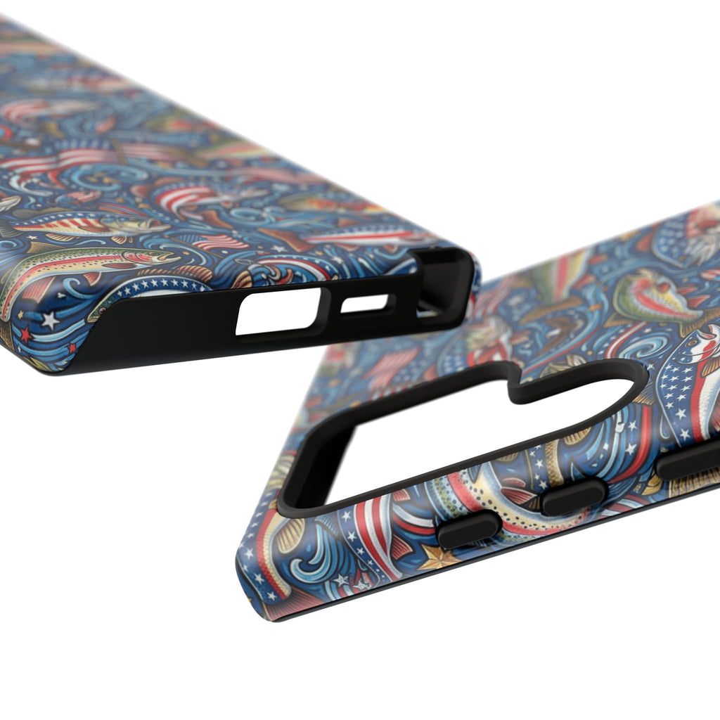 Patriotic Fishing Waters Phone Case Printify