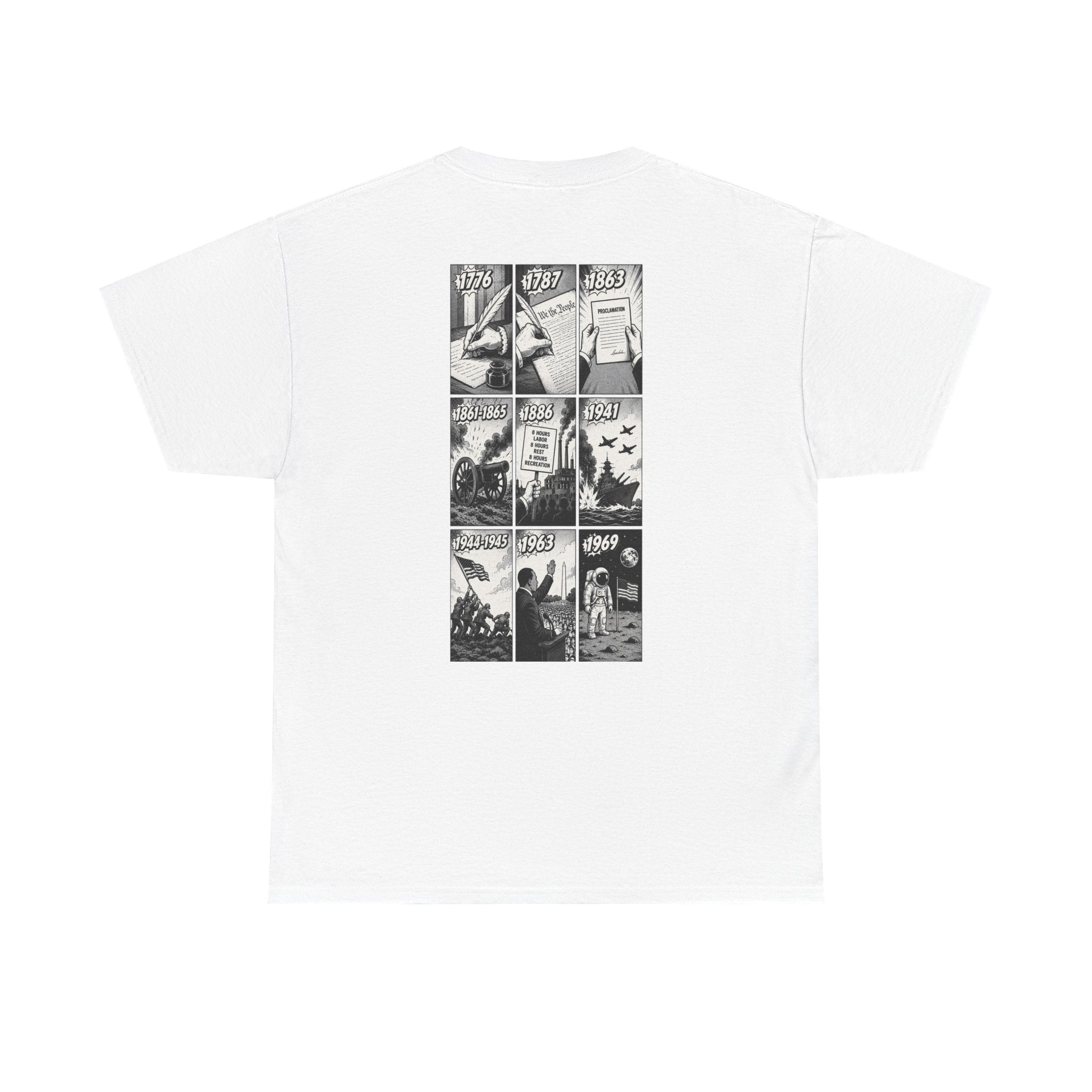 America Comic Book History T-Shirt