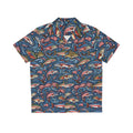 American Bass Hawaiian Shirt — Men's Tropical Fishing Printify