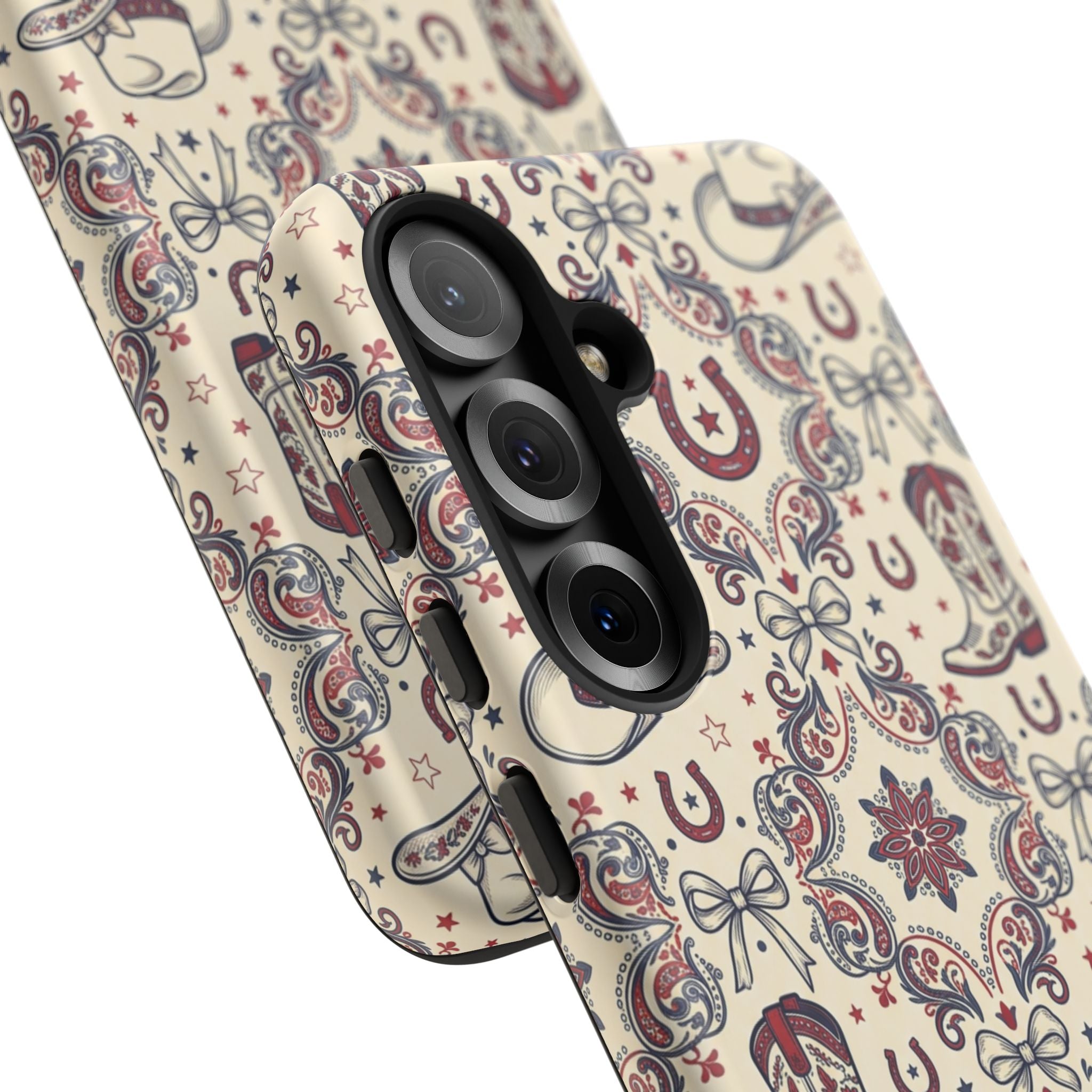 Americana Cowgirl Coquette Phone Case Printify