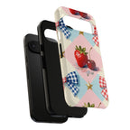 Americana Coquette Cherry Picnic Phone Case Printify