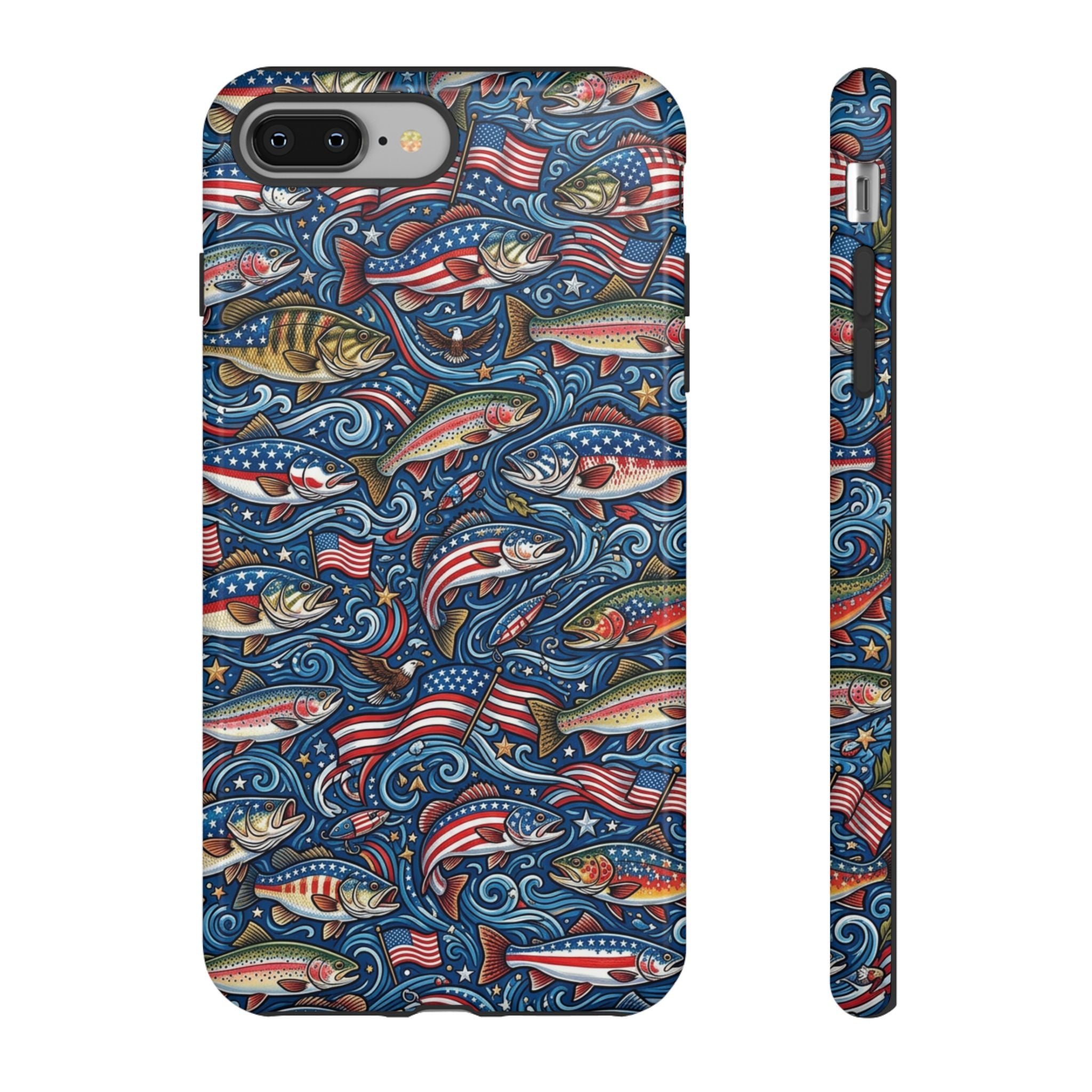 Patriotic Fishing Waters Phone Case Printify