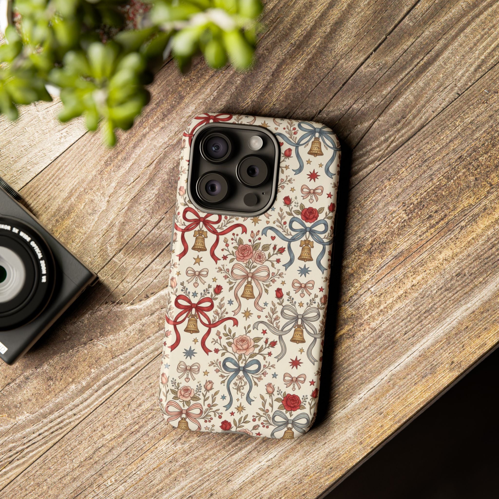 1776 Coquette Liberty Bells Phone Case Printify