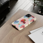 Americana Coquette Cherry Picnic Phone Case Printify