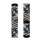 Freedom Eagle Crew Socks – Vintage Patriotic American Eagle Socks Printify