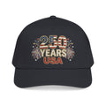 "250 YEARS" Patriotic Baseball Cap – America 250 Snapback Hat
