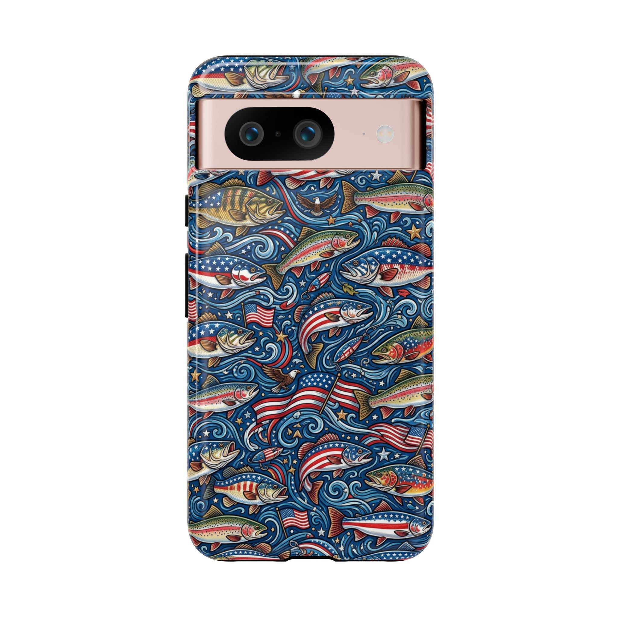 Patriotic Fishing Waters Phone Case Printify