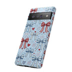 Patriotic Coquette Bows & Fireworks Phone Case Printify