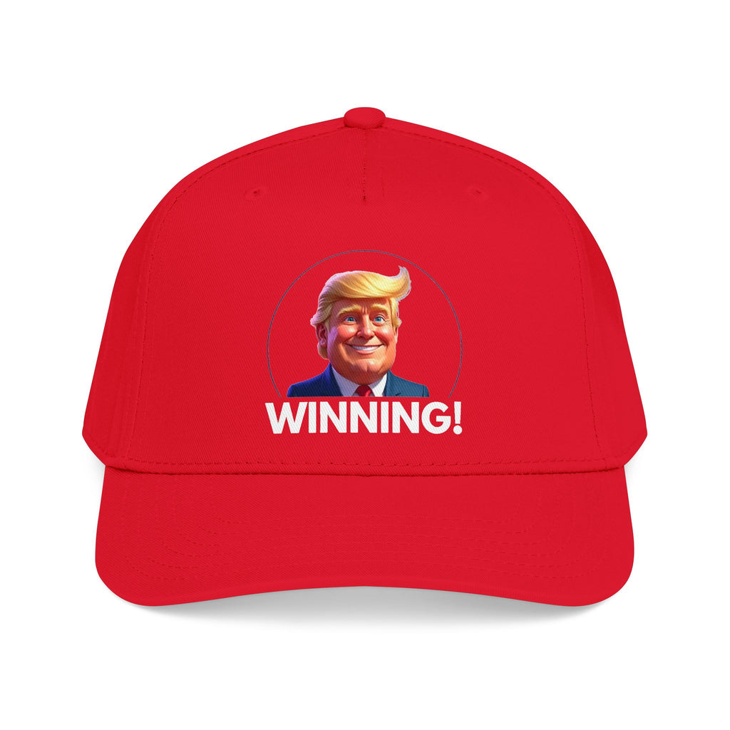 Patriotic “Winning!” Baseball Cap – Structured Snapback Hat with Adjustable Fit