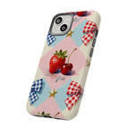 Americana Coquette Cherry Picnic Phone Case Printify
