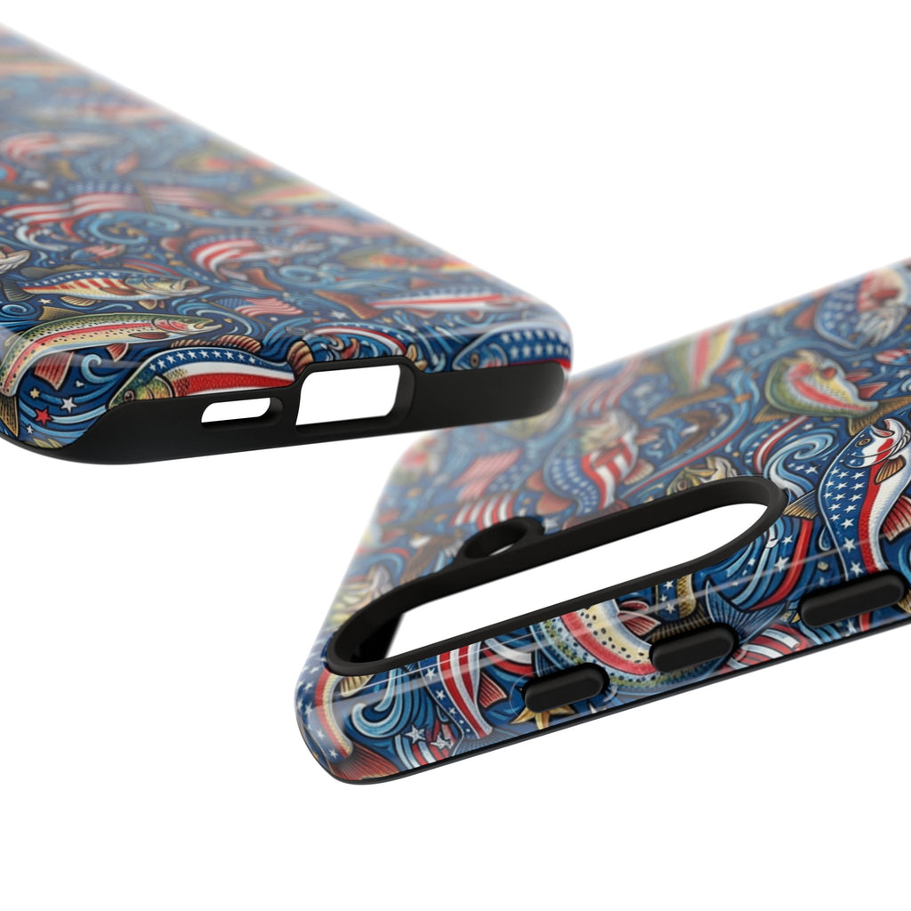 Patriotic Fishing Waters Phone Case Printify
