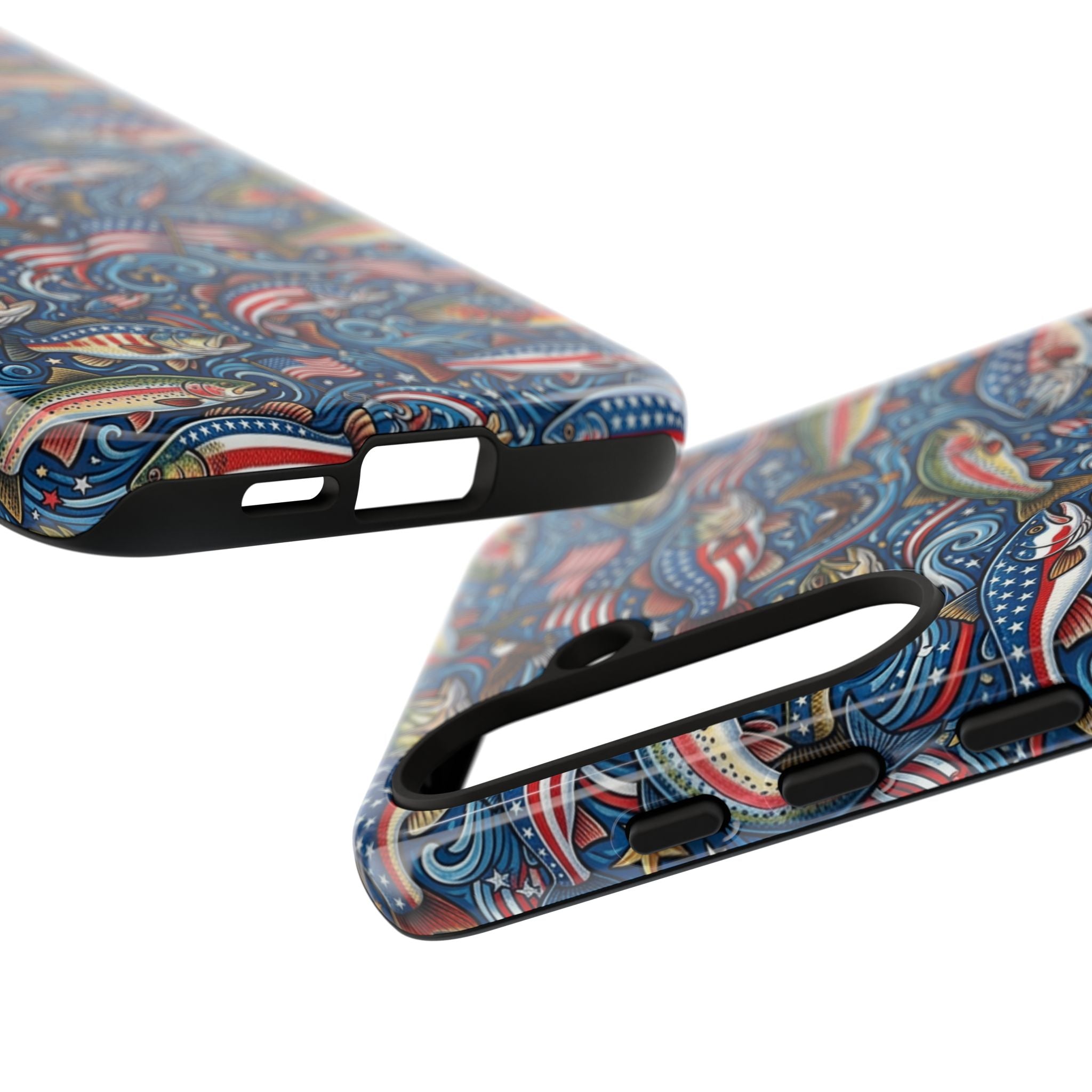 Patriotic Fishing Waters Phone Case Printify