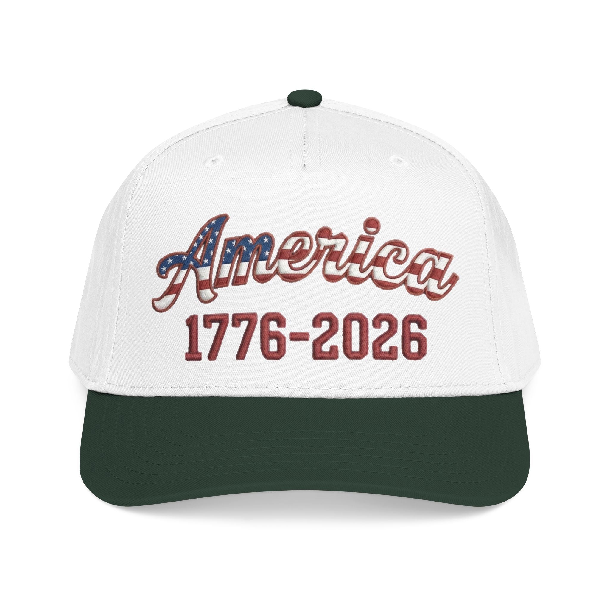 "America 1776–2026" Patriotic Baseball Cap – American Heritage Snapback Hat