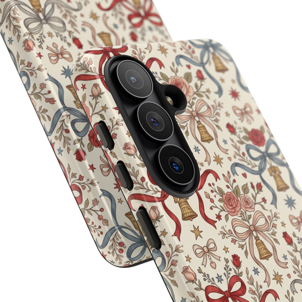 1776 Coquette Liberty Bells Phone Case Printify