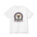Patriotic Bald Eagle Kids Tee — Freedom Eagle T-Shirt Printify