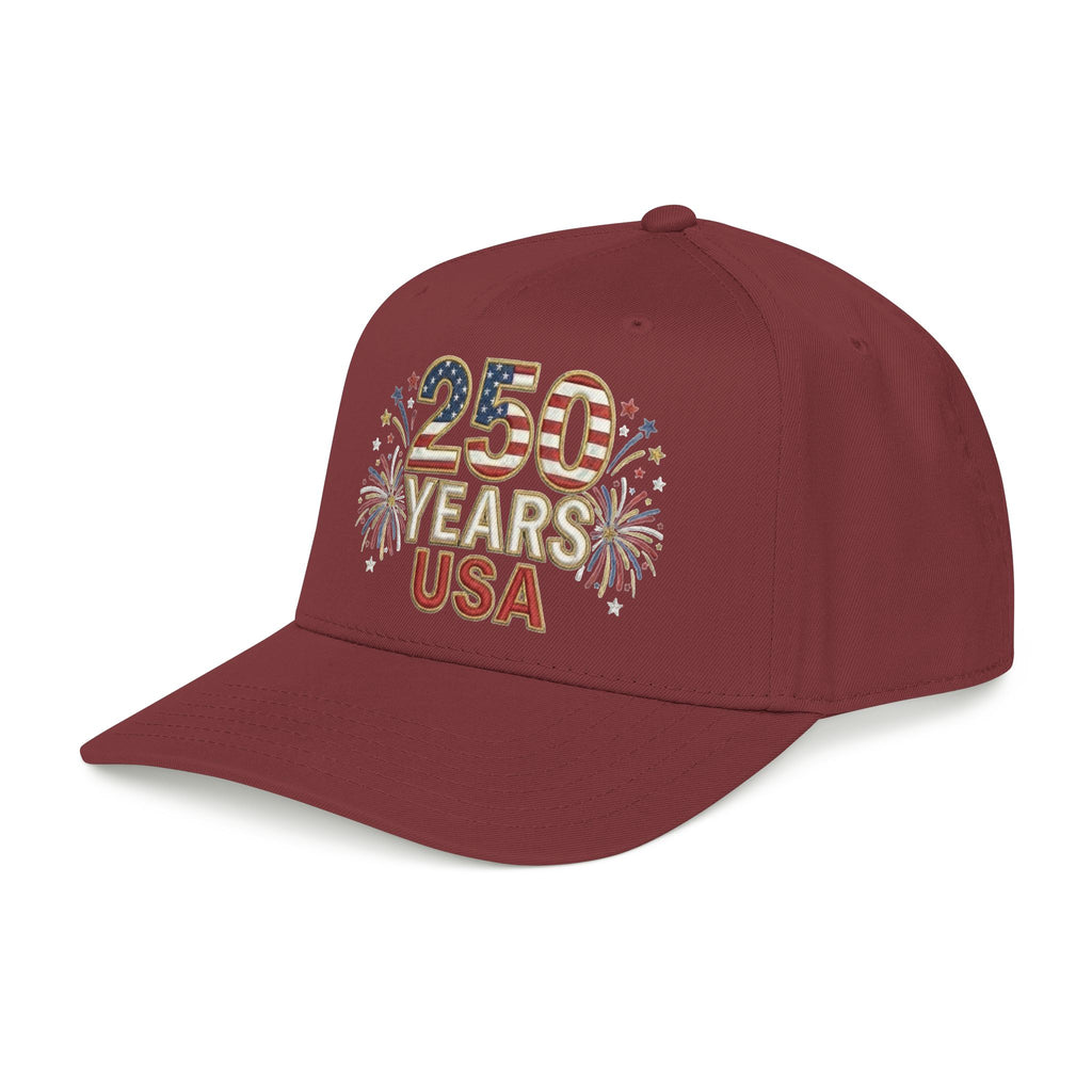 "250 YEARS" Patriotic Baseball Cap – America 250 Snapback Hat