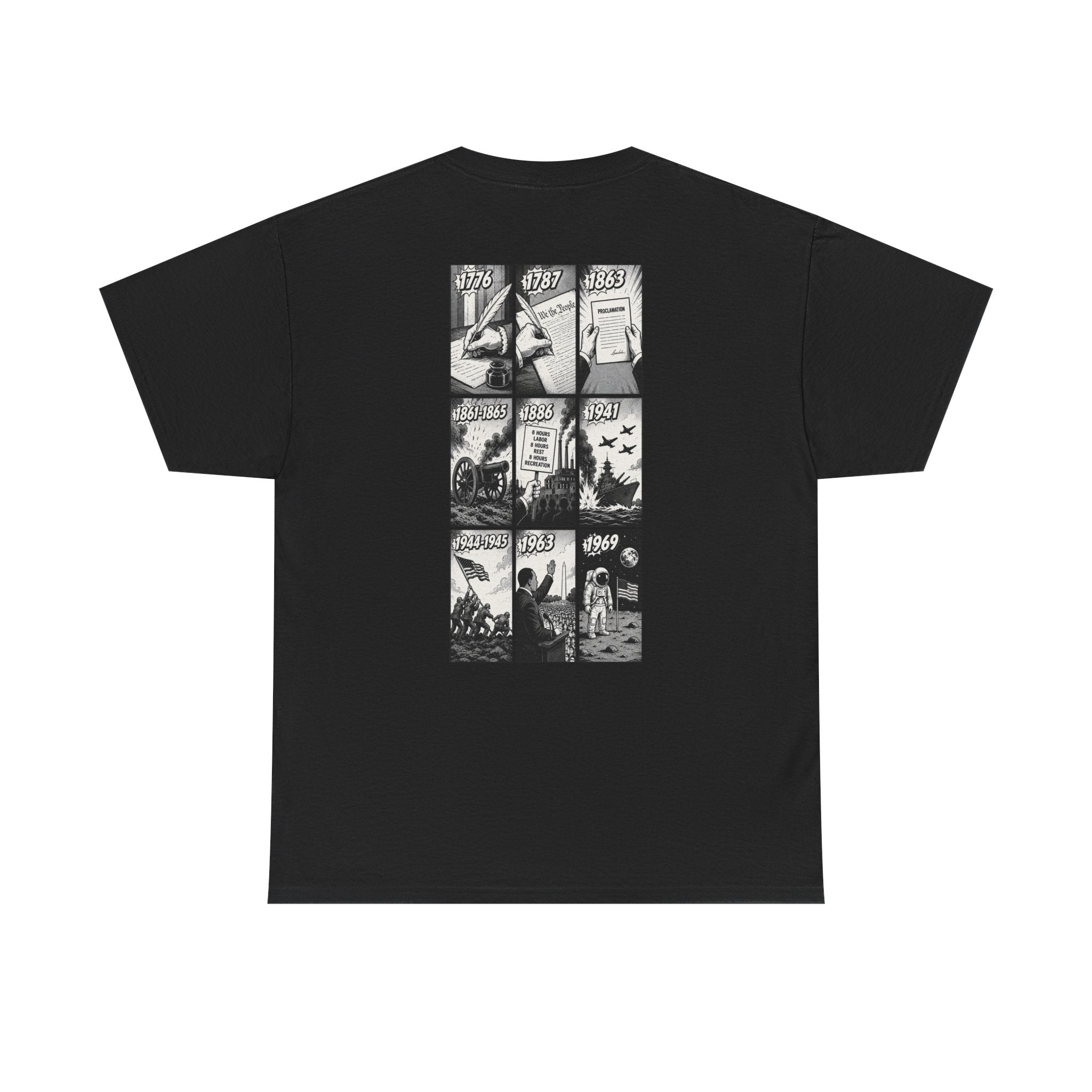 America Comic Book History T-Shirt